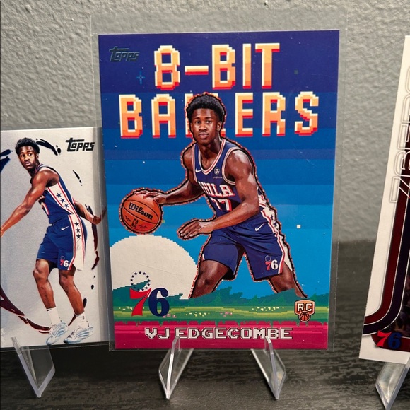 Topps VJ Edgecombe Philadelphia 76ers rookie card lot NBA Topps - Picture 4 of 6